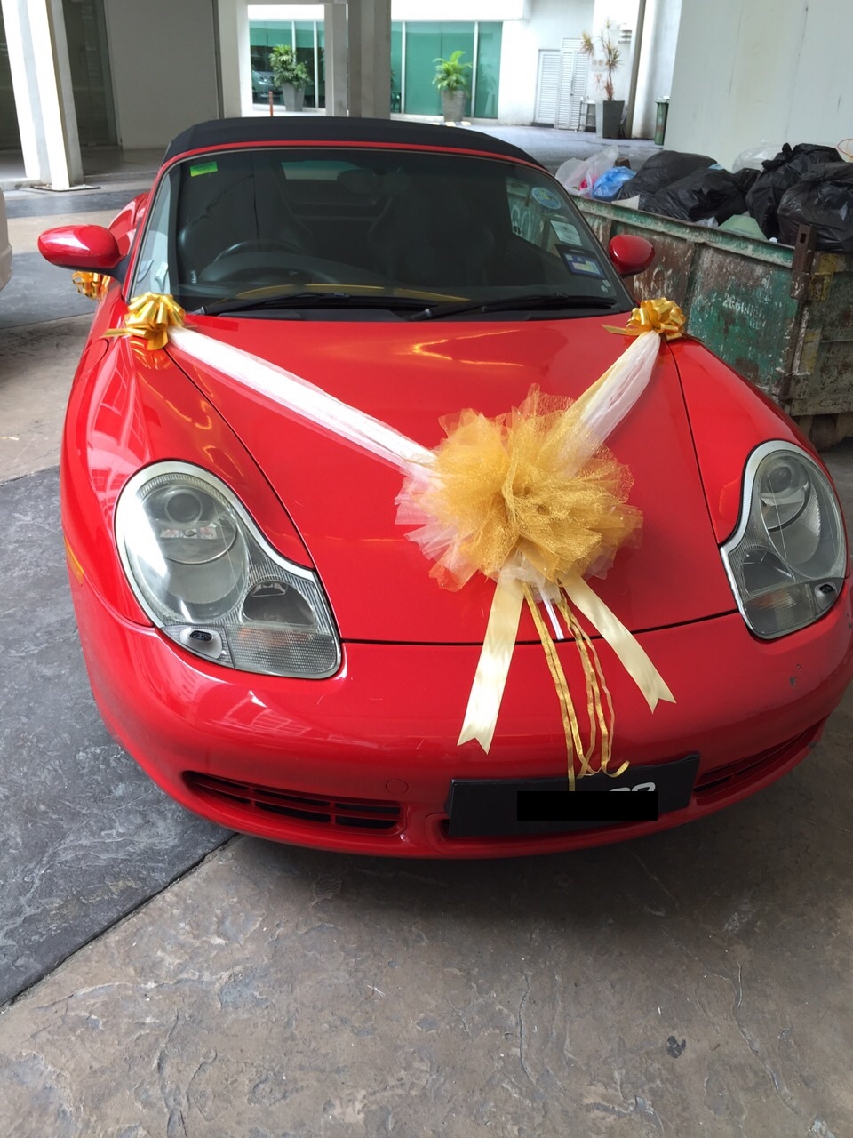 Porsche Wedding Car