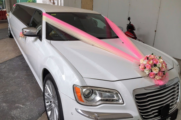 Chrysler limousine wedding car