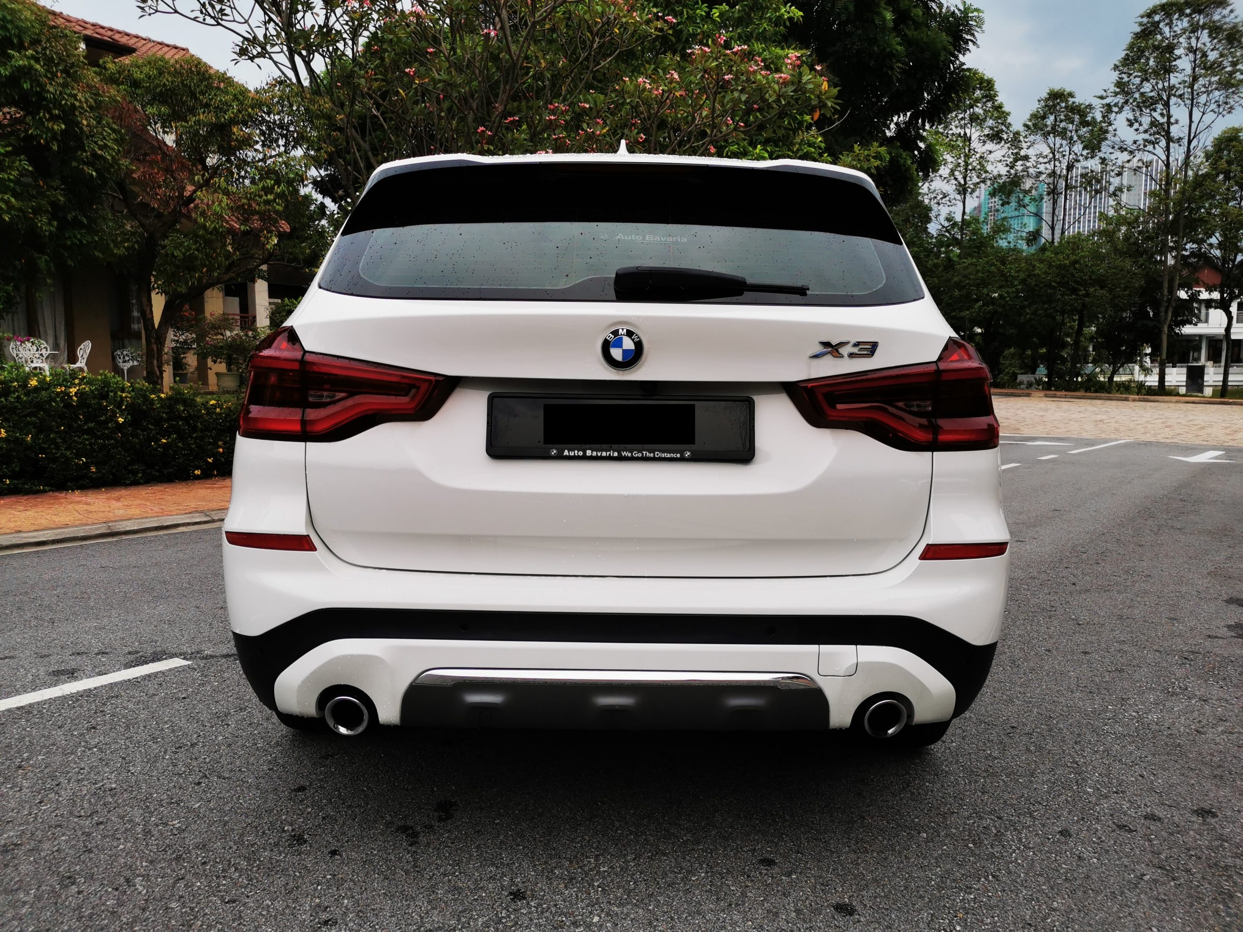 BMW X3 Back View