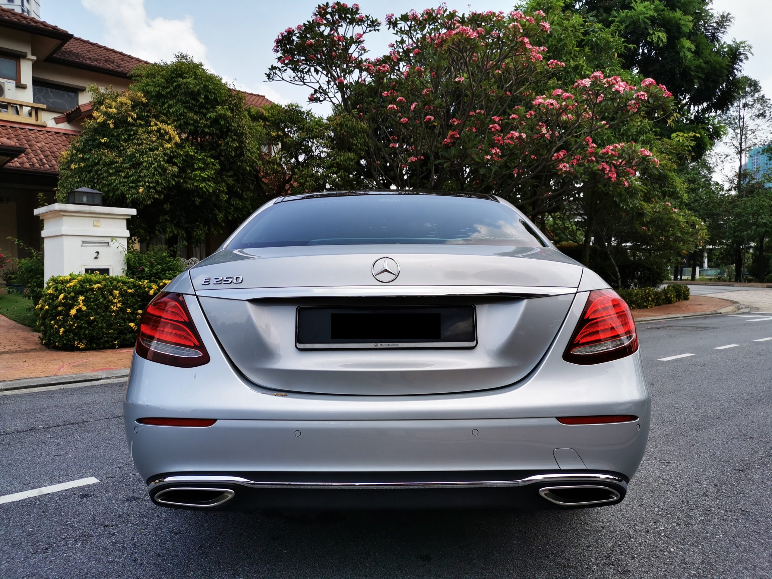 Mercedes E250 rear view