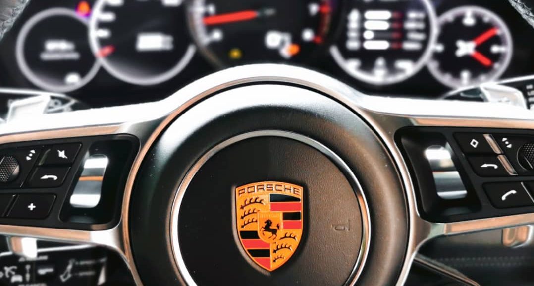 Porsche Steering Wheel Hire While Car In Workshop