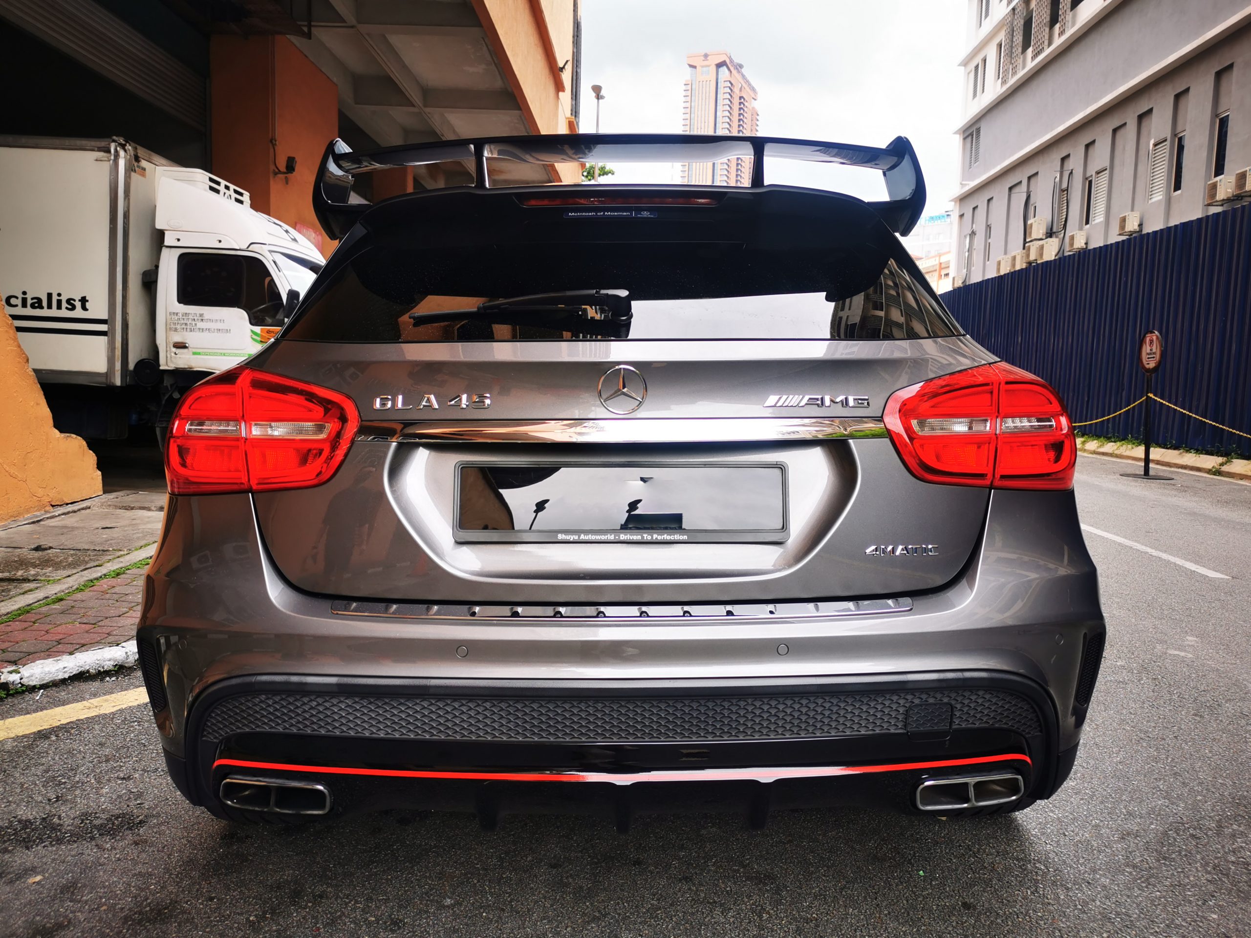 Mercedes GLA45 AMG Back View