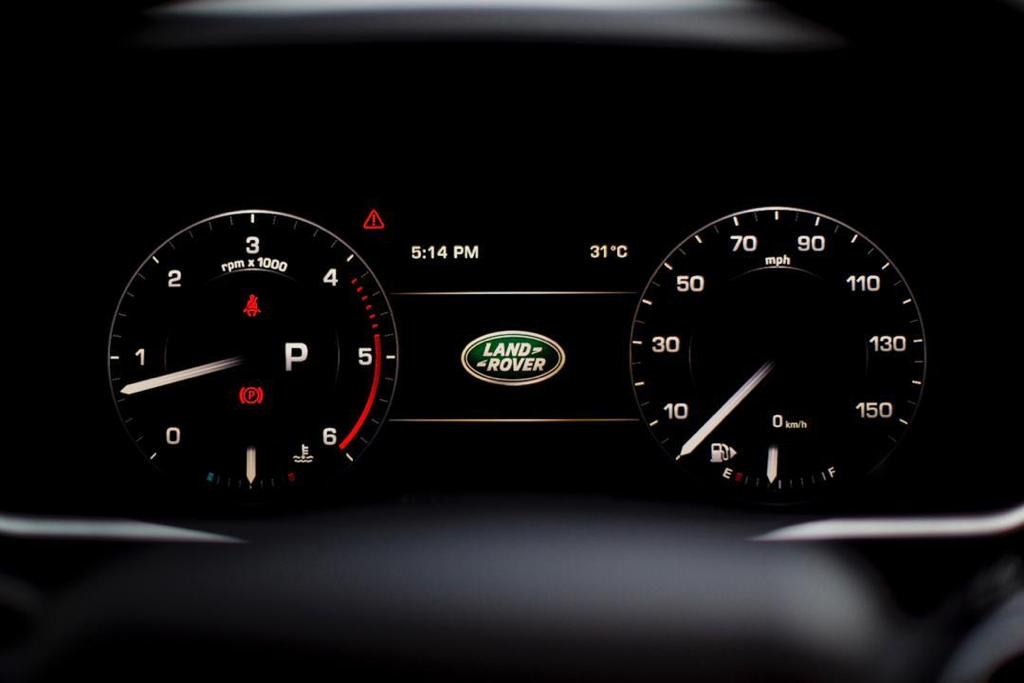 Range Rover Sport dashboard