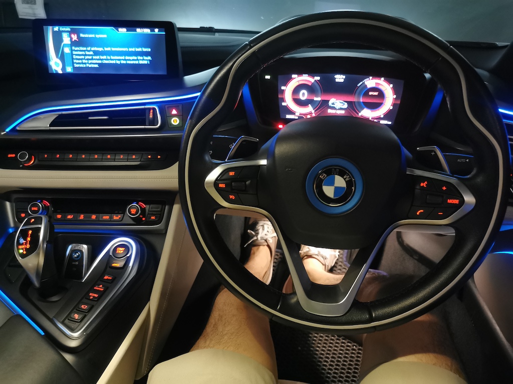 Inside BMW i8 Dashboard