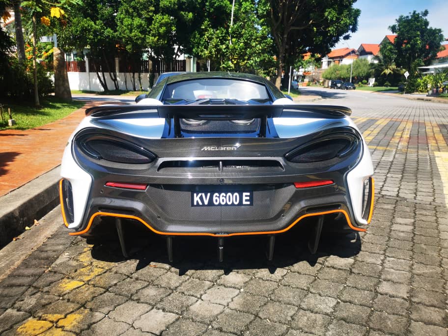 Mclaren back of the 600LT