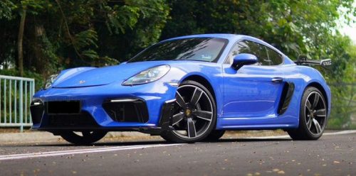 Porsche 718 Cayman (GT4 Bodykit) [Blue]